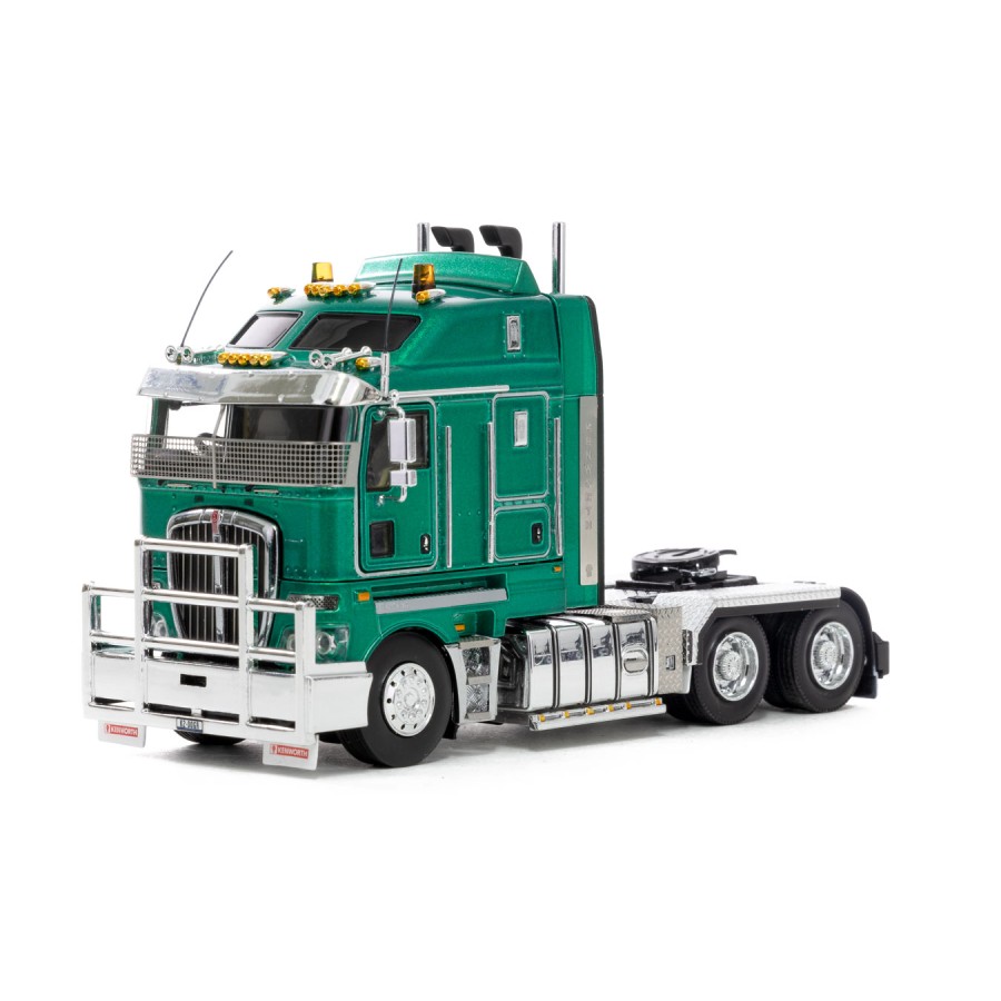 Drake Collectibles Z01590 - Australian Kenworth K200 2.8 Cabin Prime Mover Truck Green Metallic - Phat Cab - Scale 1:50