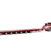 Drake ZT09070 AUSTRALIAN Heavy Haulage Drake 7x8 Steerable Trailer with 2x8 Dolly Rosso Red - Scale 1:50