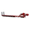 Drake ZT09070 AUSTRALIAN Heavy Haulage Drake 7x8 Steerable Trailer with 2x8 Dolly Rosso Red - Scale 1:50
