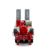 Drake ZT09070 AUSTRALIAN Heavy Haulage Drake 7x8 Steerable Trailer with 2x8 Dolly Rosso Red - Scale 1:50