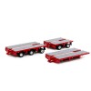 Drake ZT09070A AUSTRALIAN Heavy Haulage 7x8 Steerable Trailer 2x8 3x8 Clip Trailer Accessory Kit Rosso Red - Scale 1:50