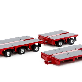Drake ZT09070A AUSTRALIAN Heavy Haulage 7x8 Steerable Trailer 2x8 3x8 Clip Trailer Accessory Kit Rosso Red - Scale 1:50