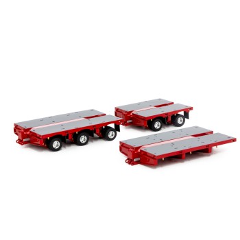 Drake ZT09070A AUSTRALIAN Heavy Haulage 7x8 Steerable Trailer 2x8 3x8 Clip Trailer Accessory Kit Rosso Red - Scale 1:50