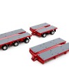 Drake ZT09070A AUSTRALIAN Heavy Haulage 7x8 Steerable Trailer 2x8 3x8 Clip Trailer Accessory Kit Rosso Red - Scale 1:50