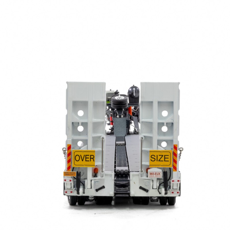 Drake ZT09077 AUSTRALIAN Heavy Haulage Drake 7x8 Steerable Trailer with 2x8 Dolly Gunmetal Grey - Scale 1:50