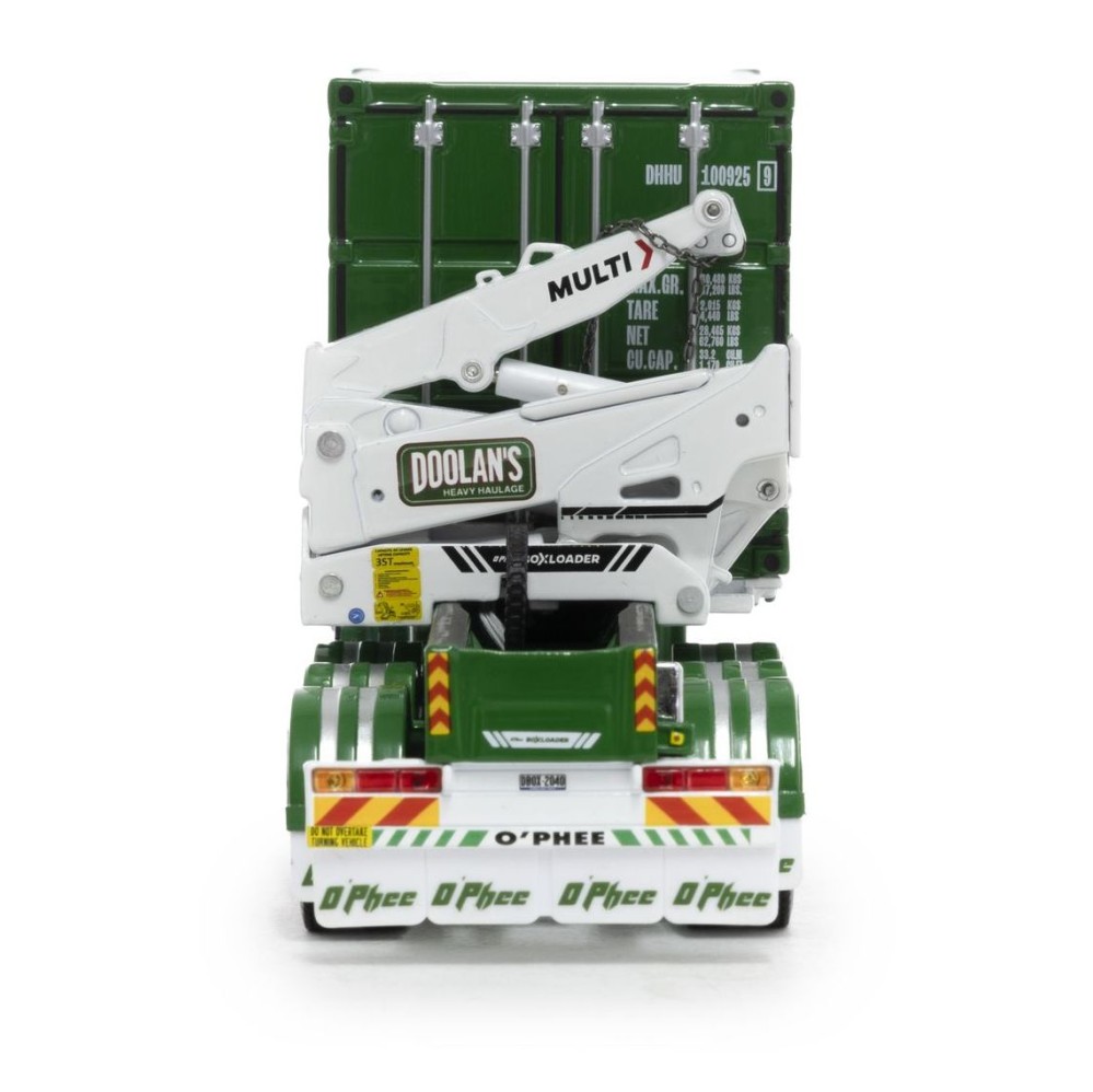 Drake ZT09251 AUSTRALIAN O’Phee BoxLoader Side Loading Trailer with Container - Doolans - Scale 1:50