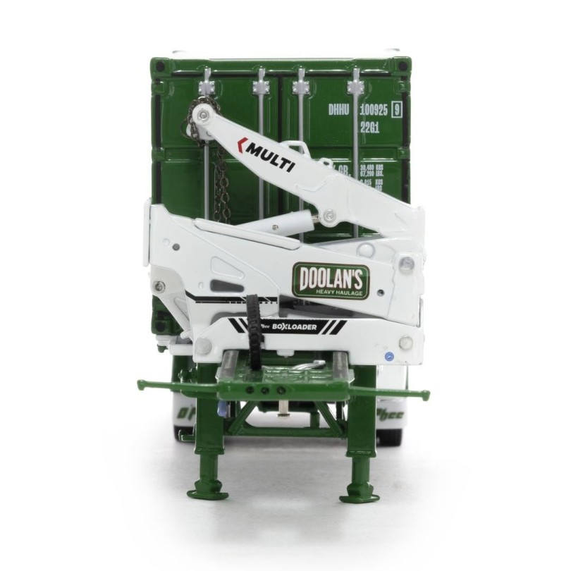 Drake ZT09251 AUSTRALIAN O’Phee BoxLoader Side Loading Trailer with Container - Doolans - Scale 1:50