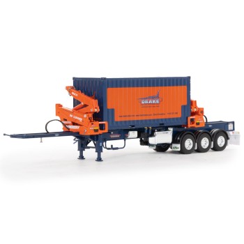 Drake ZT09262 AUSTRALIAN O’Phee BoxLoader Side Loading Trailer with Container - Drake - Scale 1:50