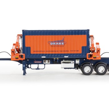 Drake ZT09262 AUSTRALIAN O’Phee BoxLoader Side Loading Trailer with Container - Drake - Scale 1:50