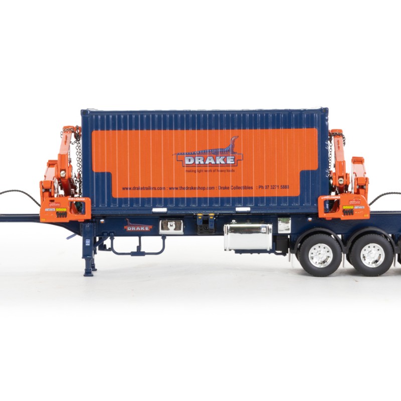 Drake ZT09262 AUSTRALIAN O’Phee BoxLoader Side Loading Trailer with Container - Drake - Scale 1:50