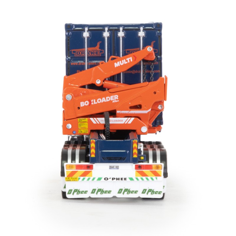 Drake ZT09262 AUSTRALIAN O’Phee BoxLoader Side Loading Trailer with Container - Drake - Scale 1:50
