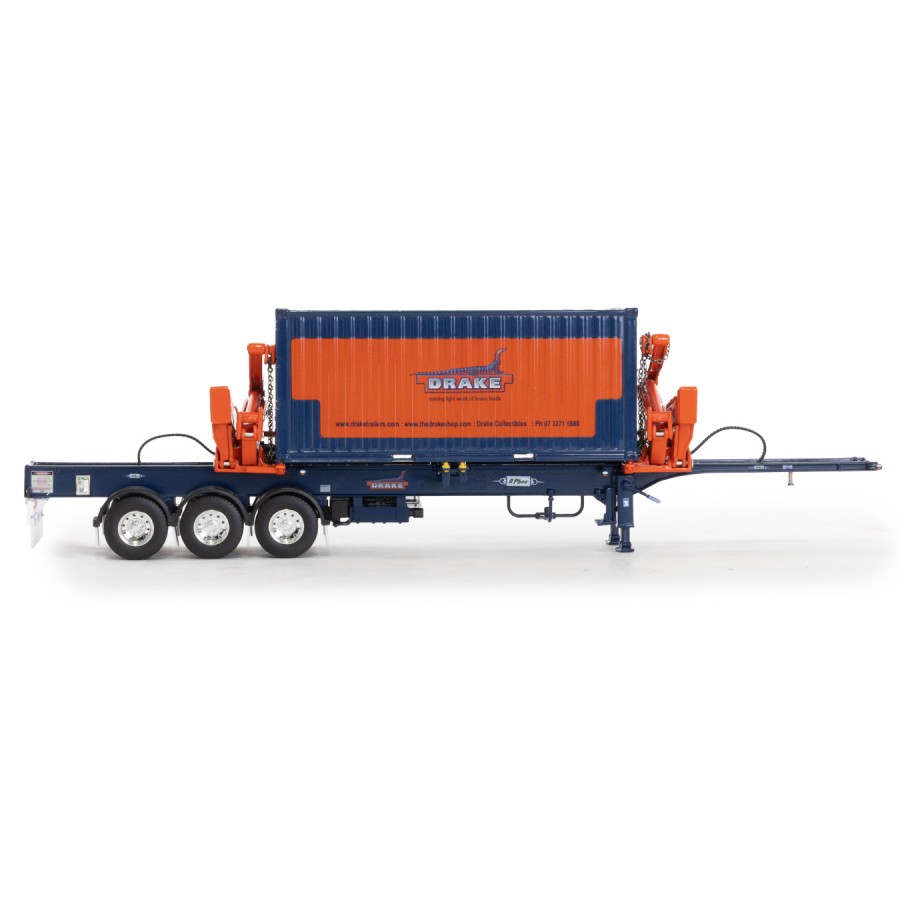Drake ZT09262 AUSTRALIAN O’Phee BoxLoader Side Loading Trailer with Container - Drake - Scale 1:50