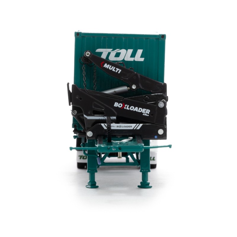 Drake ZT09263 AUSTRALIAN O’Phee BoxLoader Side Loading Trailer with Container - Toll - Scale 1:50