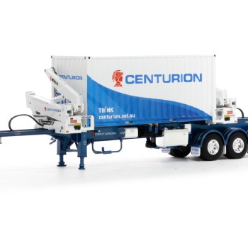 Drake ZT09286 AUSTRALIAN O’Phee BoxLoader Side Loading Trailer with Container - Centurion - Scale 1:50