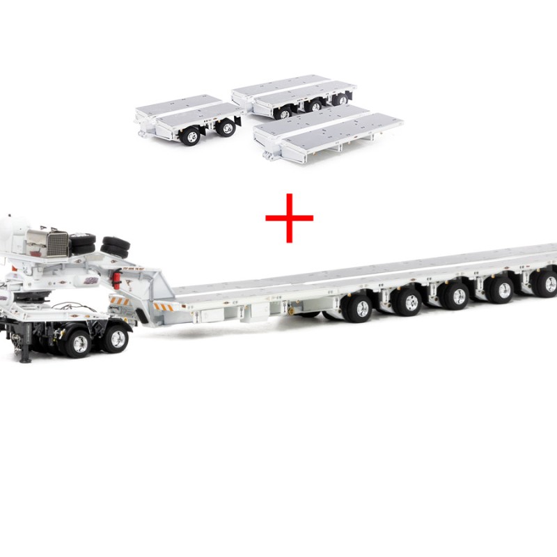 Drake ZT09312AB AUSTRALIAN Drake 7x8 Steerable Trailer with 2x8 Dolly & Accessory Set S & S Heavy Haulage - Scale 1:50