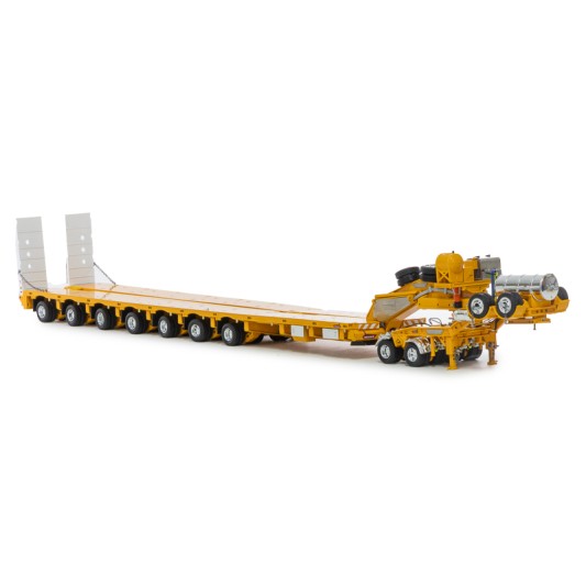 Drake ZT09314 AUSTRALIAN Heavy Haulage Drake 7x8 Steerable Trailer with 2x8 Dolly TJ Clark & Sons - Scale 1:50