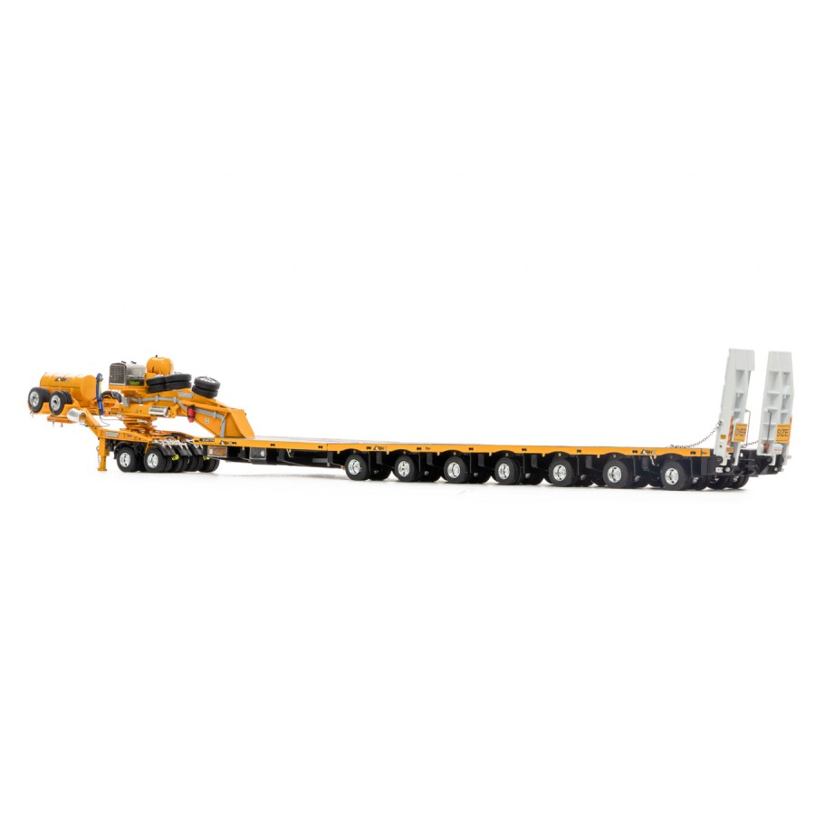 Drake ZT09315 AUSTRALIAN Heavy Haulage Drake 7x8 Steerable Trailer with 2x8 Dolly Big Hill Cranes - Scale 1:50