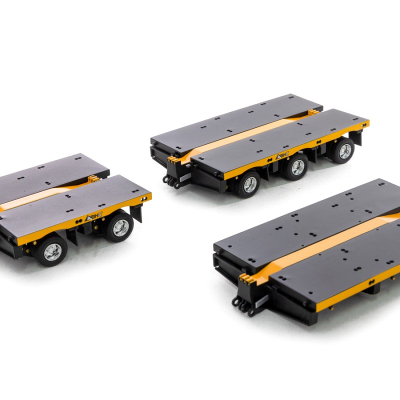 Drake ZT09315A AUSTRALIAN Heavy Haulage 7x8 Steerable Trailer 2x8 3x8 Clip Trailer Accessory Kit Big Hill Cranes - Scale 1:50