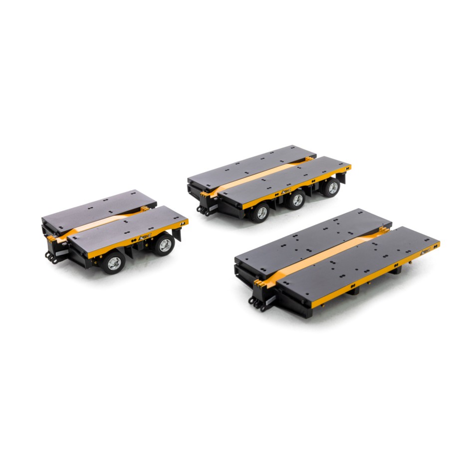 Drake ZT09315A AUSTRALIAN Heavy Haulage 7x8 Steerable Trailer 2x8 3x8 Clip Trailer Accessory Kit Big Hill Cranes - Scale 1:50