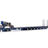Drake ZT09318 AUSTRALIAN Heavy Haulage Drake 7x8 Steerable Trailer with 2x8 Dolly Blue Grey - Scale 1:50