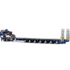 Drake ZT09318 AUSTRALIAN Heavy Haulage Drake 7x8 Steerable Trailer with 2x8 Dolly Blue Grey - Scale 1:50