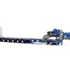 Drake ZT09318 AUSTRALIAN Heavy Haulage Drake 7x8 Steerable Trailer with 2x8 Dolly Blue Grey - Scale 1:50