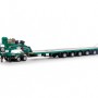 Drake ZT09325 AUSTRALIAN Heavy Haulage Drake 7x8 Steerable Trailer with 2x8 Dolly Metallic Green - Scale 1:50