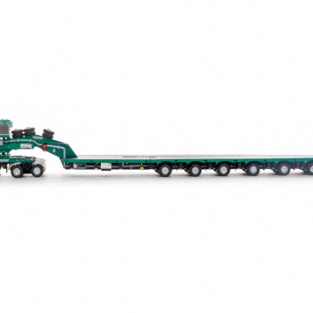 Drake ZT09325 AUSTRALIAN Heavy Haulage Drake 7x8 Steerable Trailer with 2x8 Dolly Metallic Green - Scale 1:50