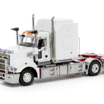 Drake Collectibles Z01508 - Australian Mack Super-liner Prime Mover Truck 6x4 Late Edition White Red - Scale 1:50