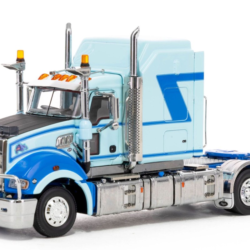 Drake Collectibles Z01511 - Australian Mack Super-liner Prime Mover Truck 6x4 McAleese Style Light Blue - Scale 1:50