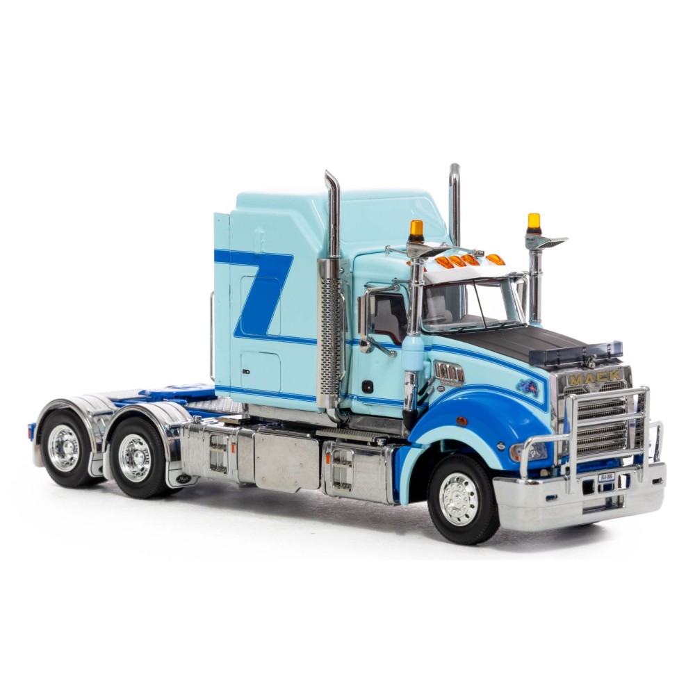 Drake Collectibles Z01511 - Australian Mack Super-liner Prime Mover Truck 6x4 McAleese Style Light Blue - Scale 1:50