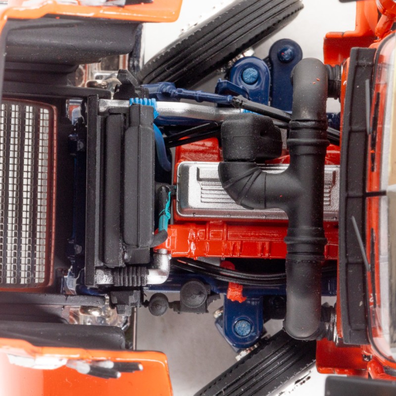 Drake Collectibles Z01512 - Australian Mack Super-liner Prime Mover Truck 6x4 Drake Orange Blue - Scale 1:50