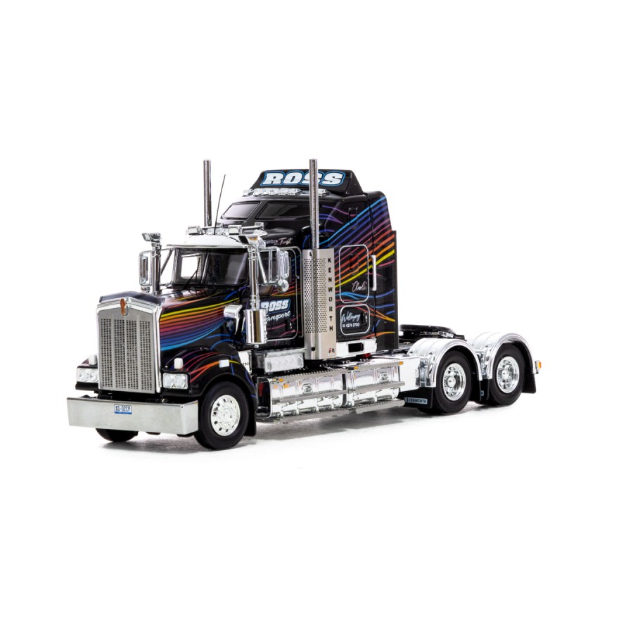 Drake Collectibles Z01587 AUSTRALIAN KENWORTH T909 PRIME MOVER TRUCK Ross Transport Rainbow Truck - Scale 1:50