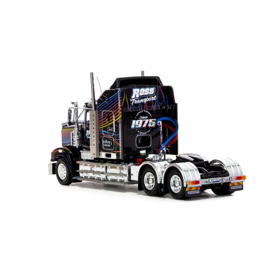 Drake Collectibles Z01587 AUSTRALIAN KENWORTH T909 PRIME MOVER TRUCK Ross Transport Rainbow Truck - Scale 1:50