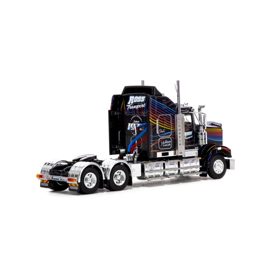 Drake Collectibles Z01587 AUSTRALIAN KENWORTH T909 PRIME MOVER TRUCK Ross Transport Rainbow Truck - Scale 1:50
