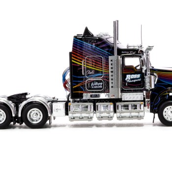 Drake Collectibles Z01587 AUSTRALIAN KENWORTH T909 PRIME MOVER TRUCK Ross Transport Rainbow Truck - Scale 1:50