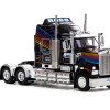 Drake Collectibles Z01587 AUSTRALIAN KENWORTH T909 PRIME MOVER TRUCK Ross Transport Rainbow Truck - Scale 1:50