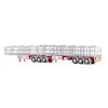Drake ZT09267 AUSTRALIAN Maxitrans B Double Flat Top Trailer Set Dawson's Haulage - Scale 1:50