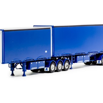 Drake ZT09277 - Australian MaxiTRANS Eziliner B Double Set Blue / Blue - Scale 1:50