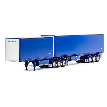 Drake ZT09277 - Australian MaxiTRANS Eziliner B Double Set Blue / Blue - Scale 1:50