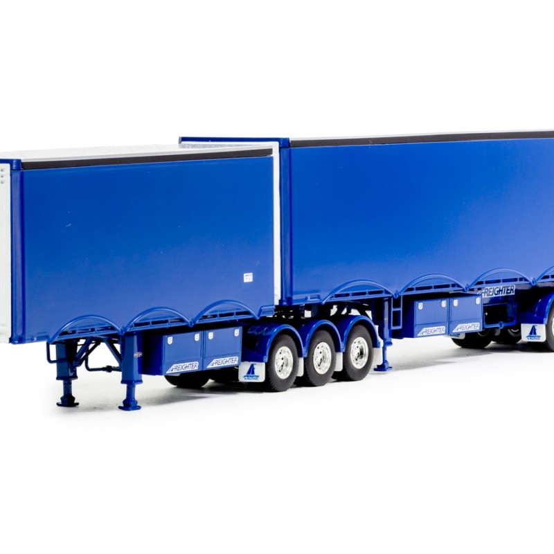 Drake ZT09277 - Australian MaxiTRANS Eziliner B Double Set Blue / Blue - Scale 1:50