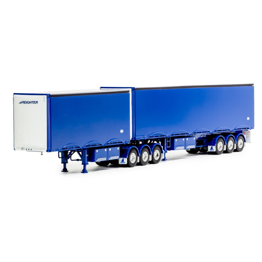 Drake ZT09277 - Australian MaxiTRANS Eziliner B Double Set Blue / Blue - Scale 1:50