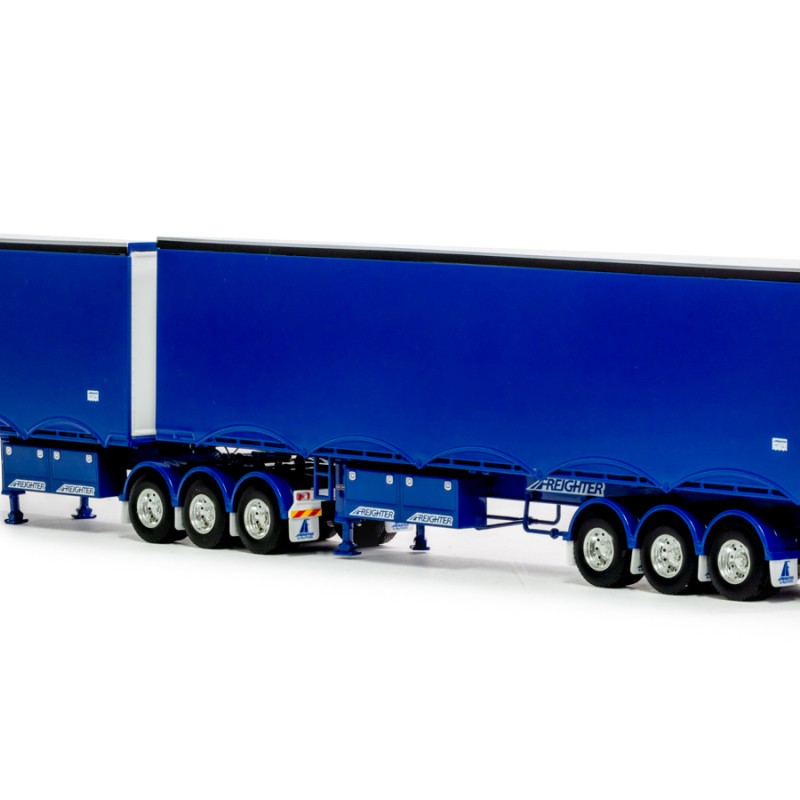 Drake ZT09277 - Australian MaxiTRANS Eziliner B Double Set Blue / Blue - Scale 1:50