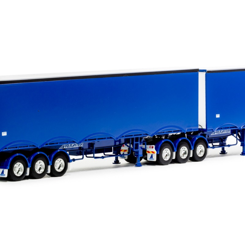 Drake ZT09277 - Australian MaxiTRANS Eziliner B Double Set Blue / Blue - Scale 1:50