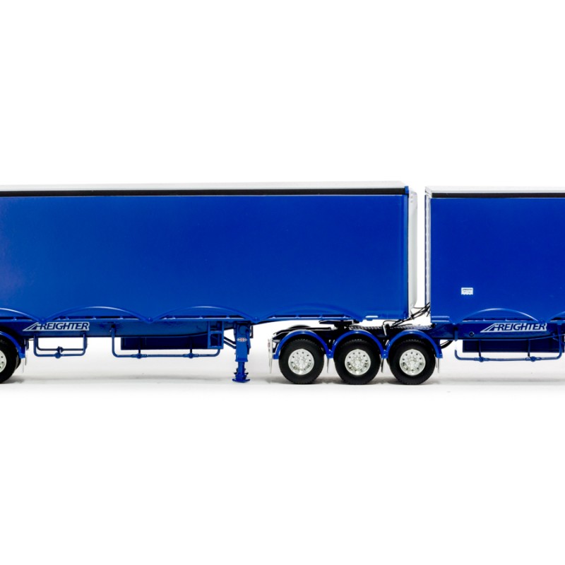 Drake ZT09277 - Australian MaxiTRANS Eziliner B Double Set Blue / Blue - Scale 1:50