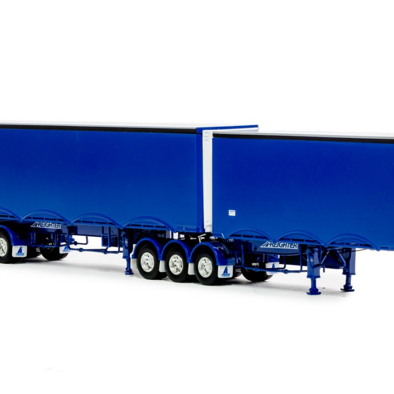 Drake ZT09277 - Australian MaxiTRANS Eziliner B Double Set Blue / Blue - Scale 1:50