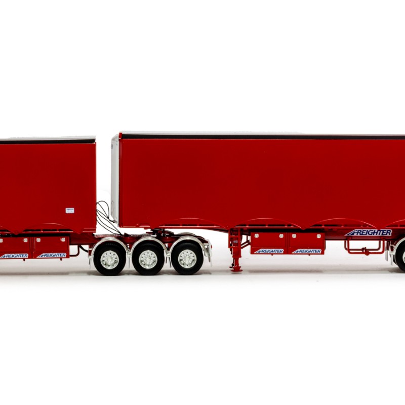 Drake ZT09278 - Australian MaxiTRANS Eziliner B Double Set Red / Red - Scale 1:50