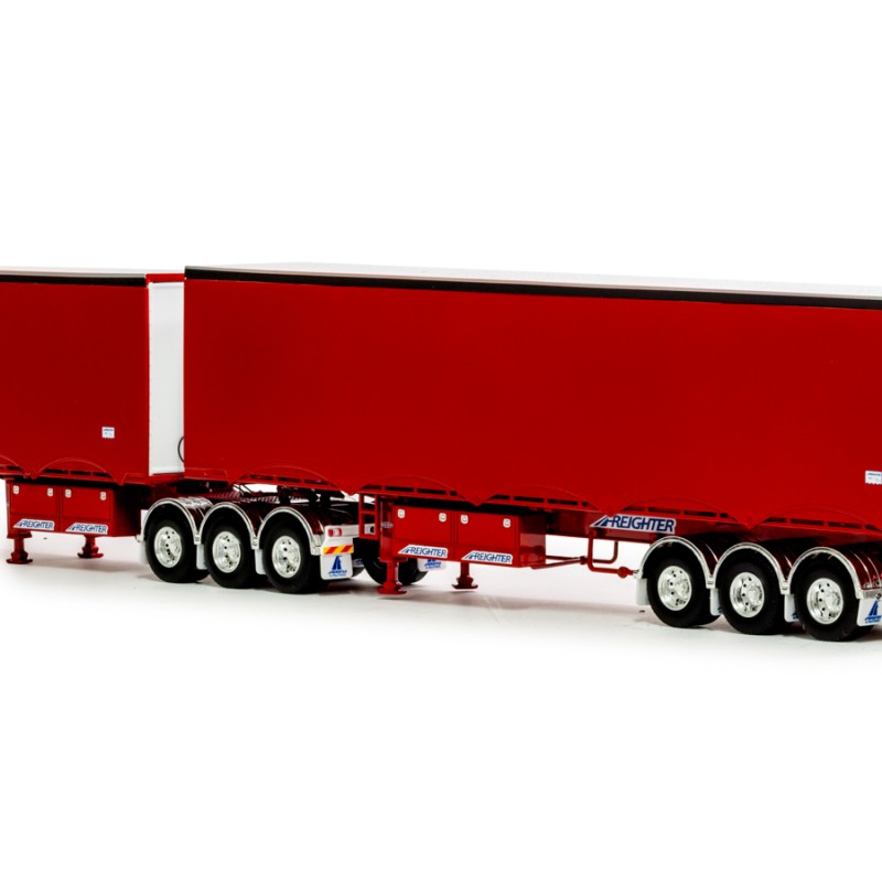 Drake ZT09278 - Australian MaxiTRANS Eziliner B Double Set Red / Red - Scale 1:50