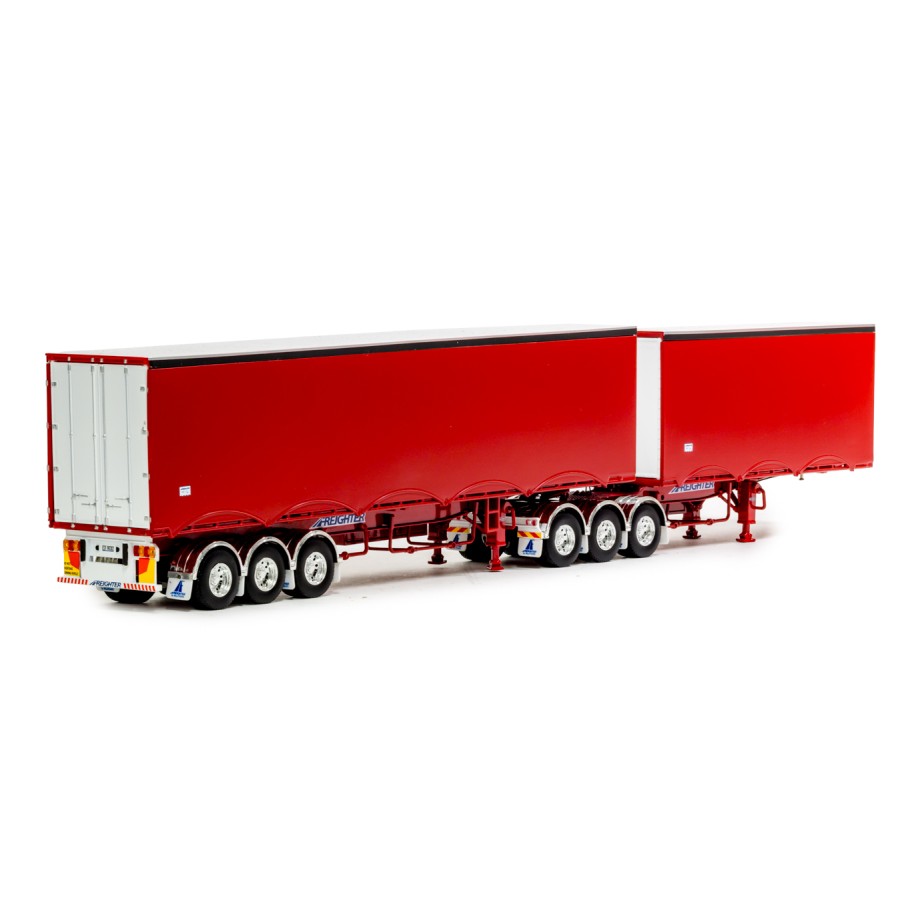 Drake ZT09278 - Australian MaxiTRANS Eziliner B Double Set Red / Red - Scale 1:50