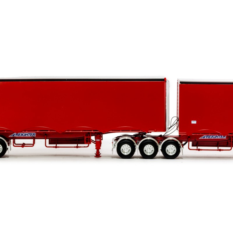 Drake ZT09278 - Australian MaxiTRANS Eziliner B Double Set Red / Red - Scale 1:50